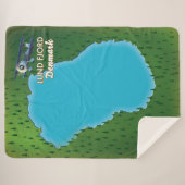 Lund Fjord Denmark-kaart Sherpa Deken (Voorkant (horizontaal))