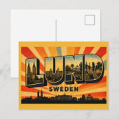Lund Zweden Kathedraal Briefkaart (Voorkant / Achterkant)