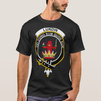 Lundin Crest Tartan Clan Schotse lan T-shirt