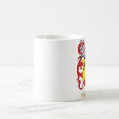 Lundy Coat of Arms (familiekust) Koffiemok (Center)