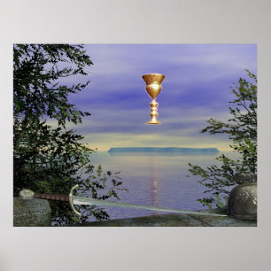 Lundy, het Grail-eiland Poster