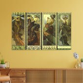 Lune et Etoiles 1902 Canvas Afdruk (Insitu (Woonkamer))