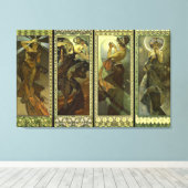 Lune et Etoiles 1902 Canvas Afdruk (Insitu (Houten vloer))