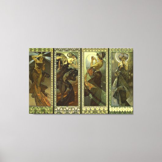Lune et Etoiles 1902 Canvas Afdruk (Voorkant)