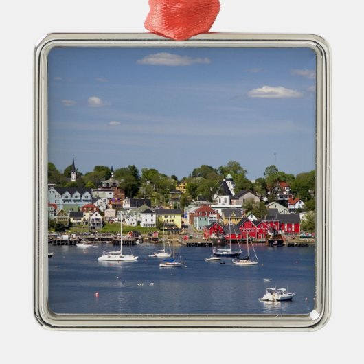 Lunenberg, Nova Scotia, Canada. 2 Metalen Ornament (Voorkant)
