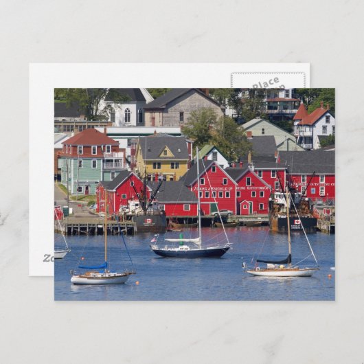 Lunenberg, Nova Scotia, Canada. 3 Briefkaart (Voorkant / Achterkant)