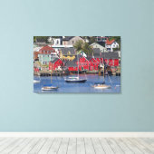 Lunenberg, Nova Scotia, Canada. 3 Canvas Afdruk (Insitu (Houten vloer))