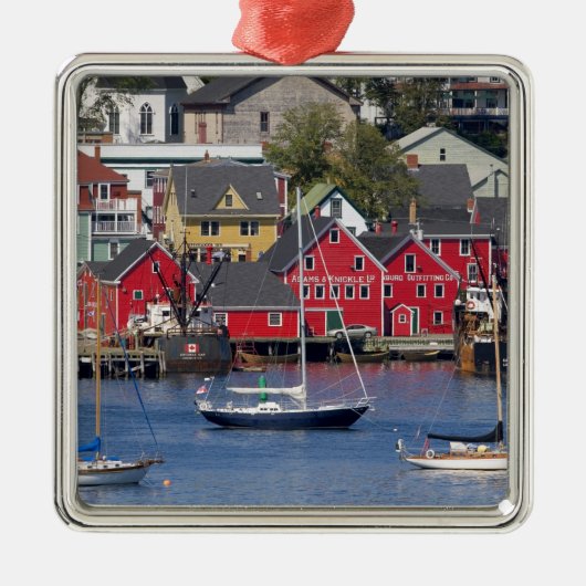 Lunenberg, Nova Scotia, Canada. 3 Metalen Ornament (Voorkant)