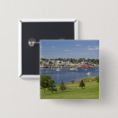 Lunenberg, Nova Scotia, Canada. Vierkante Button 5,1 Cm (Voorkant /achterkant)