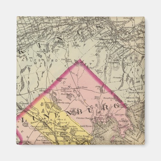 Lunenburg Co., NS Magneet (Voorkant)