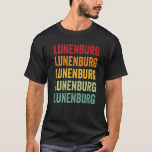 Lunenburg County Virginia Rainbow Text T-shirt