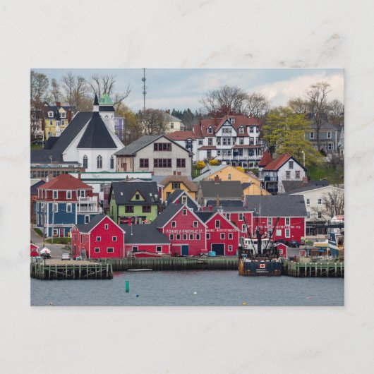 Lunenburg in Nova Scotia Briefkaart (Voorkant)