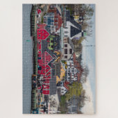 Lunenburg in Nova Scotia Legpuzzel (Verticaal)