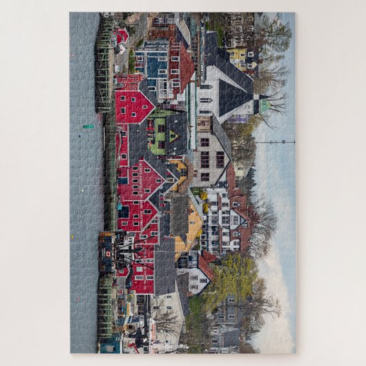 Lunenburg in Nova Scotia Legpuzzel (Verticaal)