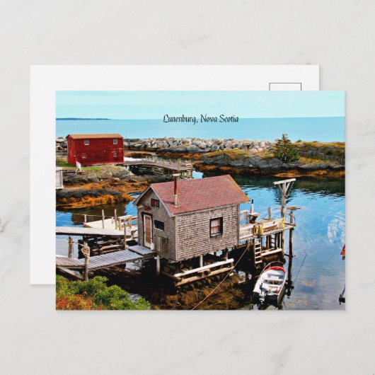 Lunenburg, Nova Scotia Briefkaart (Voorkant / Achterkant)