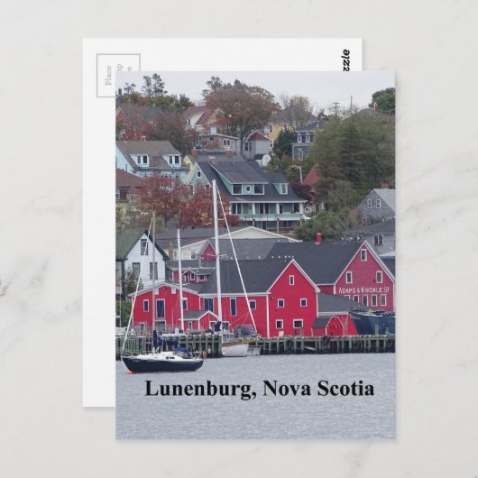 Lunenburg Nova Scotia Briefkaart (Voorkant / Achterkant)