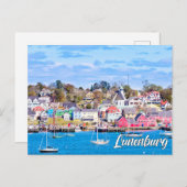 Lunenburg, Nova Scotia, Canada Briefkaart (Voorkant / Achterkant)