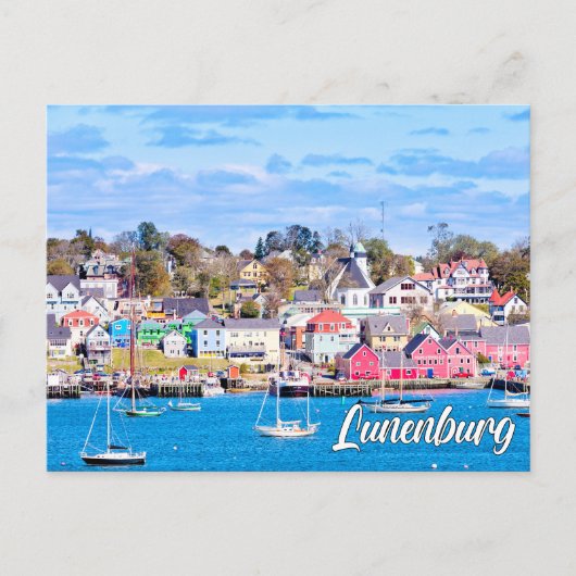 Lunenburg, Nova Scotia, Canada Briefkaart (Voorkant)