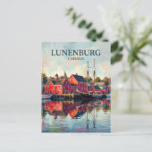 Lunenburg Oude Stad Canada Briefkaart (Staand voorkant)