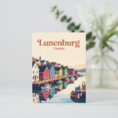 Lunenburg Waterfront Canada Briefkaart (Staand voorkant)