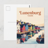 Lunenburg Waterfront Canada Briefkaart (Voorkant / Achterkant)