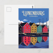Lunenburg Waterfront Canada Briefkaart (Voorkant / Achterkant)