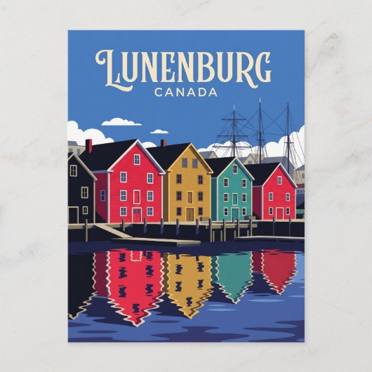 Lunenburg Waterfront Canada Briefkaart (Voorkant)