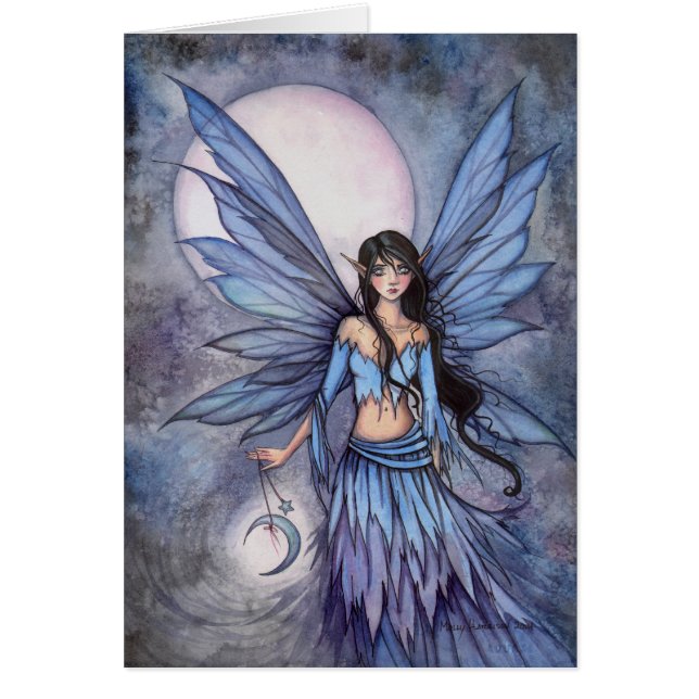 Lunetta Celestial Fairy Fantasy Art Illustratie (Voorkant)