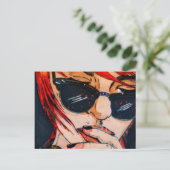 Lunettes Noires Briefkaart (Staand voorkant)