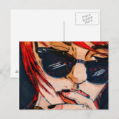 Lunettes Noires Briefkaart (Voorkant / Achterkant)