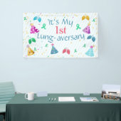 Lung-aversary Party aangepaste banner (Beurs)