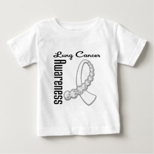 Lung Cancer Awareness Gemstone Ribbon