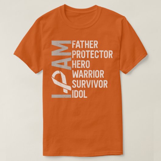 Lung Cancer Awareness I Ben Father Hero Warrior Su T-shirt (Design voorkant)