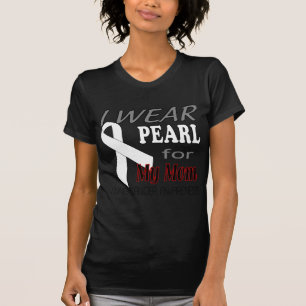 Lung Cancer Awareness i draag parel voor mijn moed T-shirt