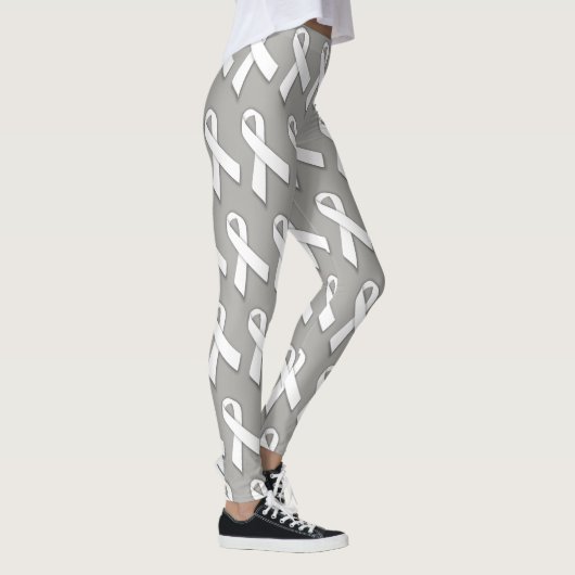 Lung Cancer Awareness Leggings (Rechts)