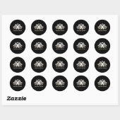 Lung Cancer Awareness Lint Longkanker Ronde Sticker (Vel)