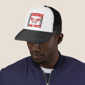 Lung Cancer Awareness Month Butterfly 3.4 Trucker Pet (In situ)