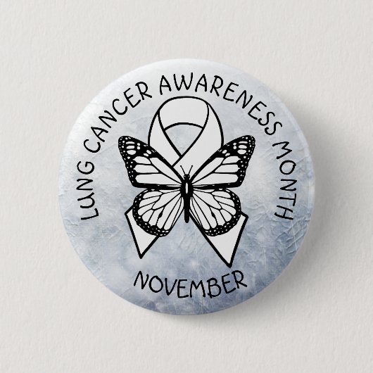 Lung Cancer Awareness MOnth November Button (Voorkant)