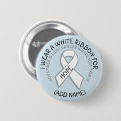 Lung Cancer Awareness MOnth November Button (Voorkant /achterkant)