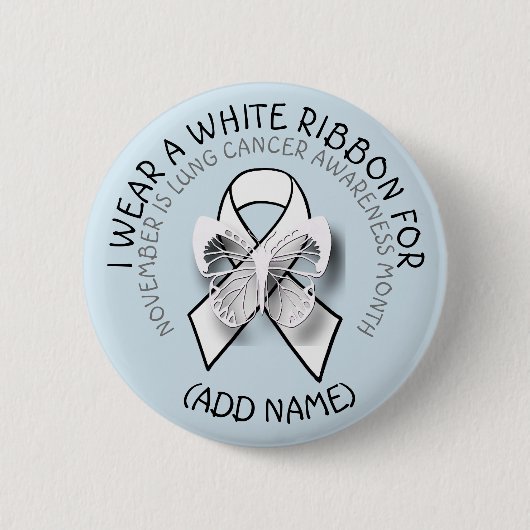 Lung Cancer Awareness MOnth November Button (Voorkant)