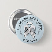 Lung Cancer Awareness MOnth November Button (Voorkant /achterkant)