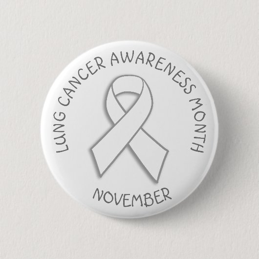 Lung Cancer Awareness MOnth November Button (Voorkant)