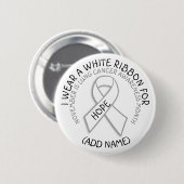 Lung Cancer Awareness MOnth November Button (Voorkant /achterkant)