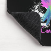 Lung Cancer Awareness Pearl Ribbon Muismat (Hoek)