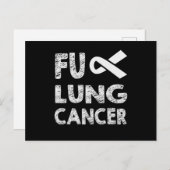 Lung Cancer Awareness Pearl Ribbon Uitnodiging Briefkaart (Voorkant / Achterkant)