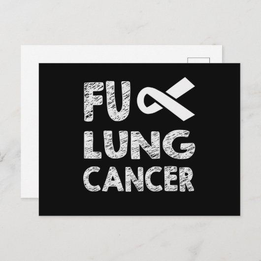 Lung Cancer Awareness Pearl Ribbon Uitnodiging Briefkaart (Voorkant / Achterkant)