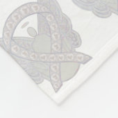 Lung Cancer Awareness Ribbon Fleece Blankets Deken (Hoek)