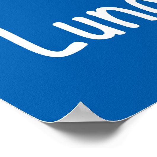 Lung Cancer Awareness Ribbon with Swans Poster (Hoek)