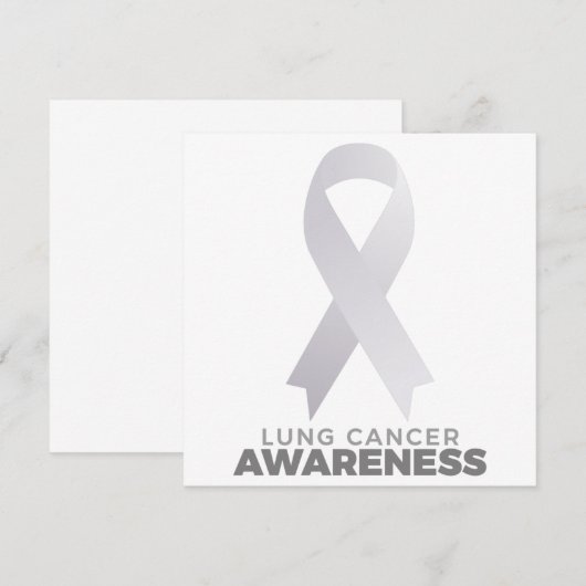 Lung Cancer Awareness Save The Date (Voorkant / Achterkant)