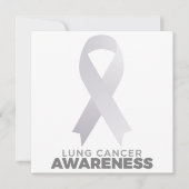 Lung Cancer Awareness Save The Date (Voorkant)